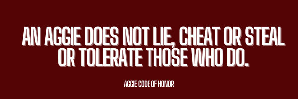 Picture of Aggie Code of Honor